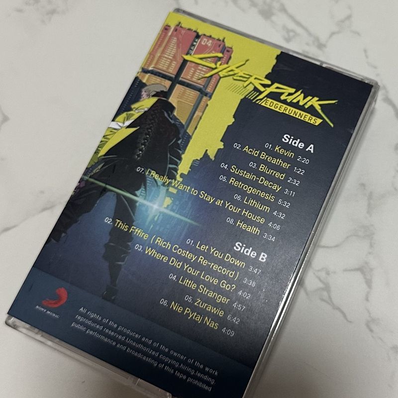 Woofer - Cyberpunk Style Movie Soundtrack Cassette Tape