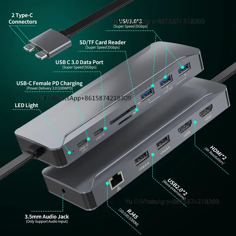 Rj45 Jack - Hot Selling Dual Display Screen Type