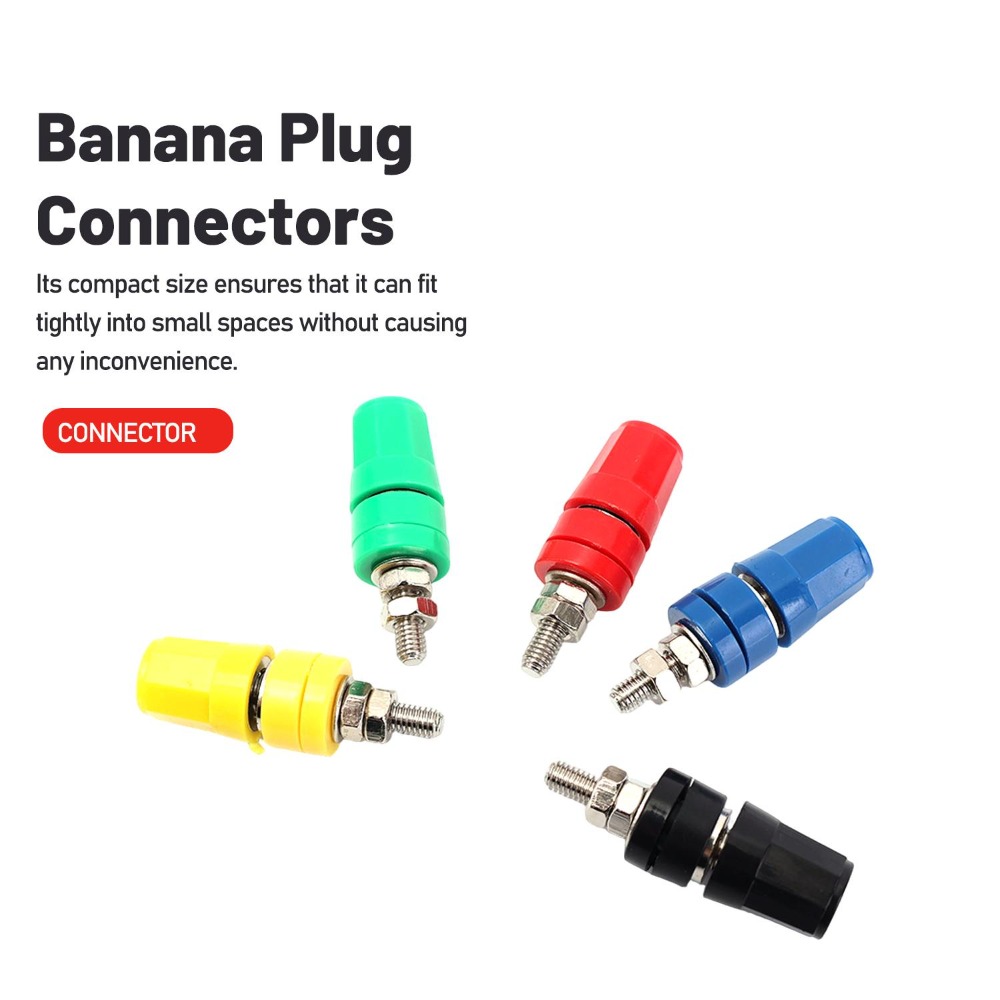 1-6PCS 4MM Banana Socket Insul - Banana Plug review and price