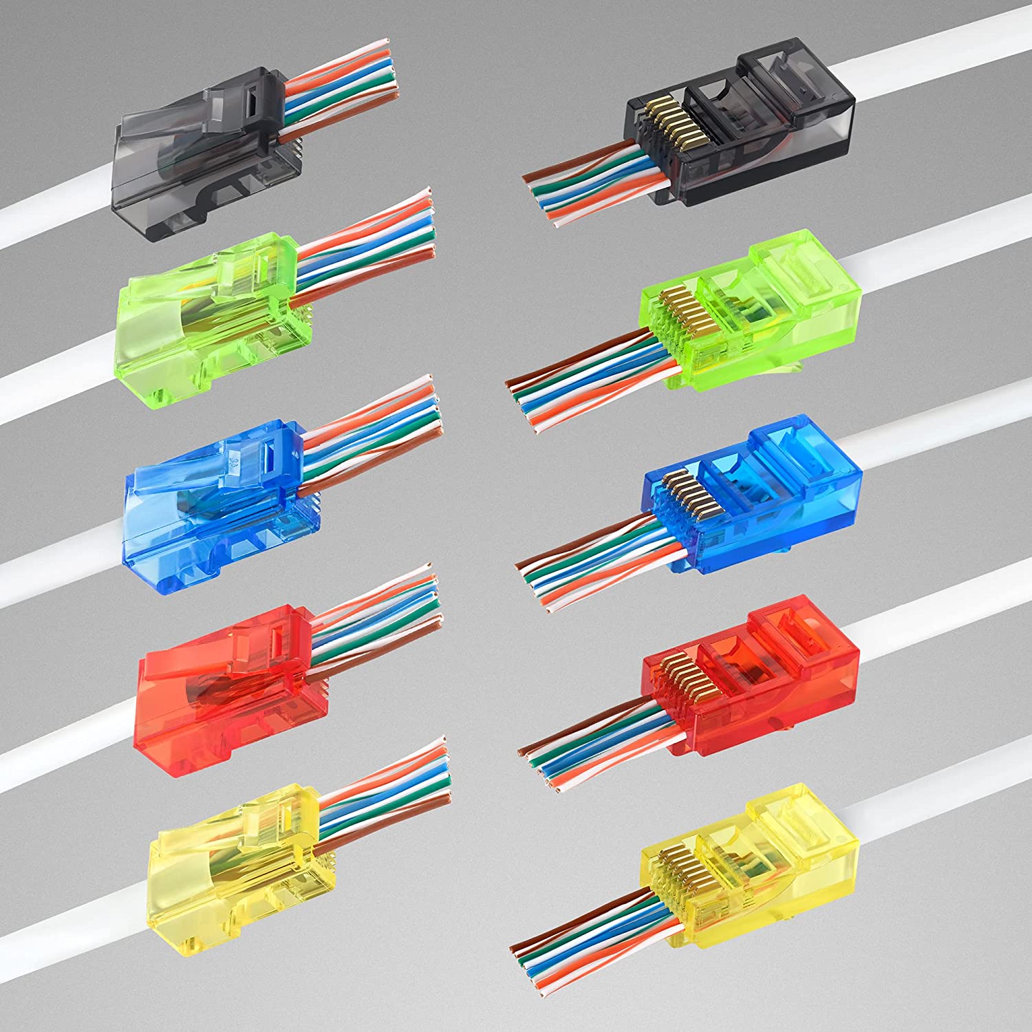ZoeRax 100Pcs RJ45 Cat6 Connec - Rj45 Jack review and price