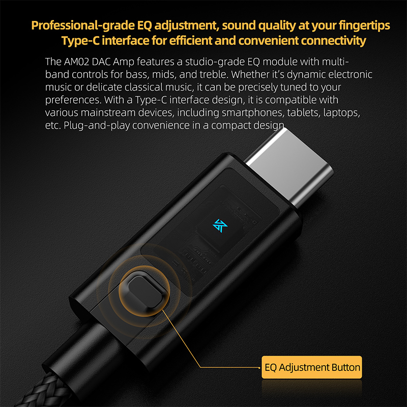 KZ AM02 TYPE-C TO 3.5 Integrat - Headphone Amplifier review and price