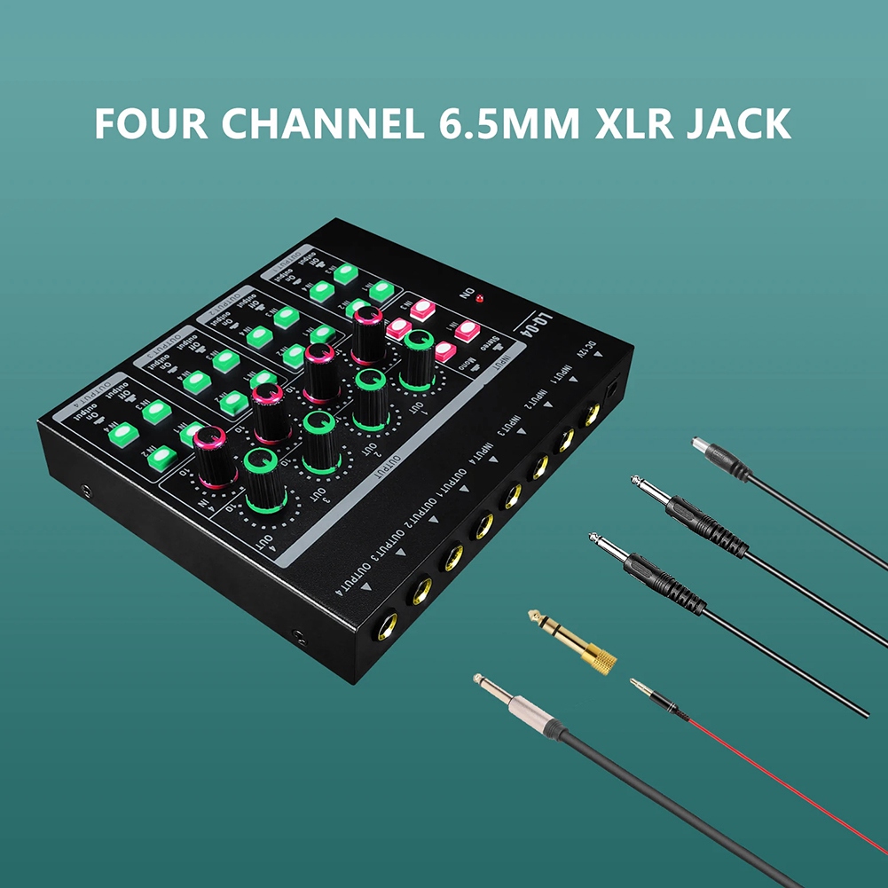 (MEOF] -LQ04 4-Channel Mixer 4 - Headphone Amplifier review and price