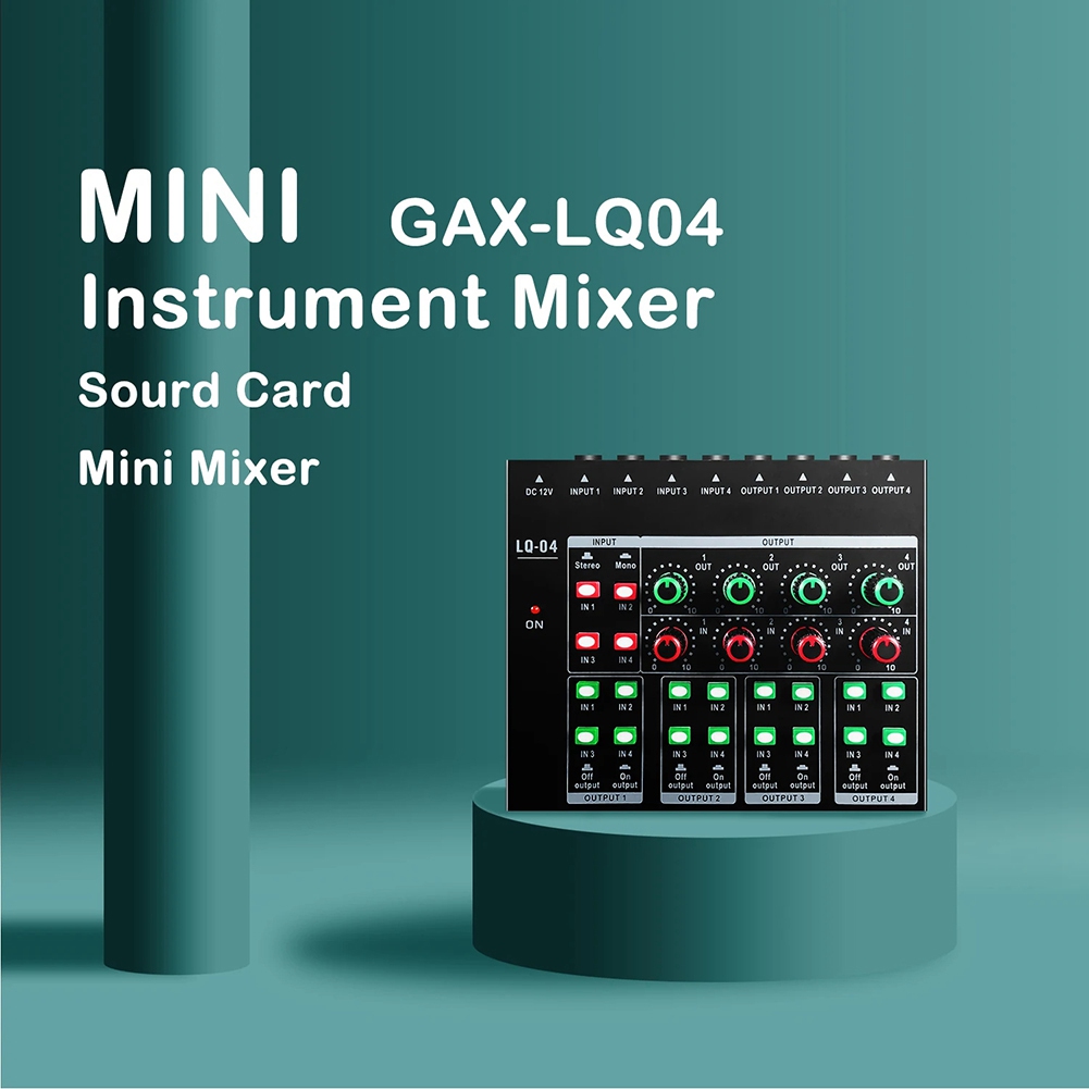 (MEOF] -LQ04 4-Channel Mixer 4 - Headphone Amplifier review and price