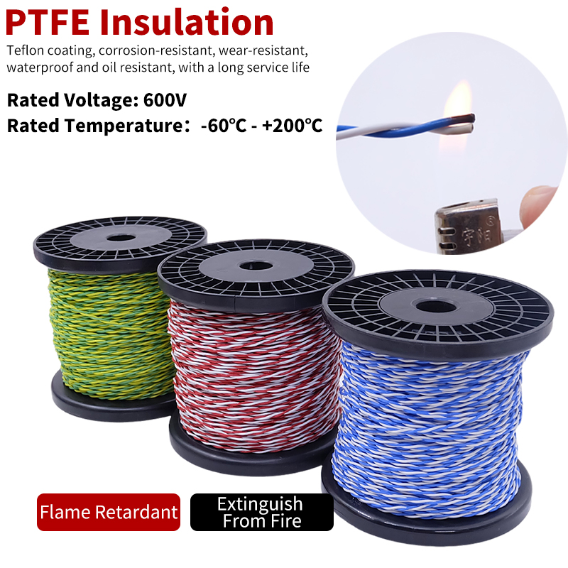 PTFE Wire AFS200 2pins 26/25/2 - Audio Jumper Wire review and price