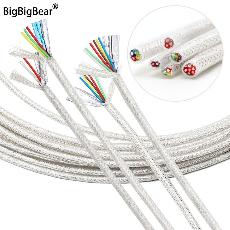 1/5/10m FEP Shielded Wires 2 3 - Audio Jumper Wire review and price