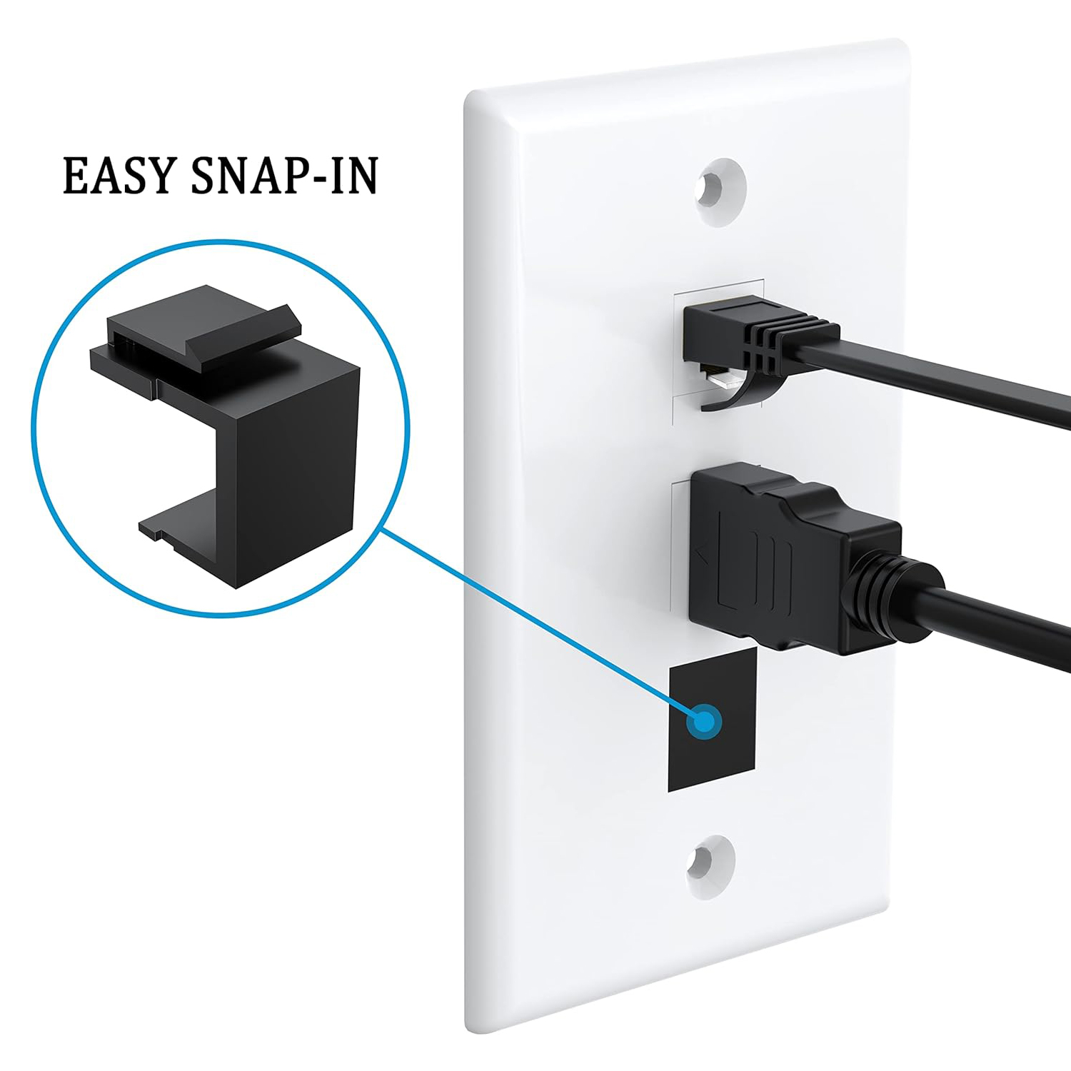 ZoeRax 30-Pack Blank Keystone  - Rj45 Jack review and price