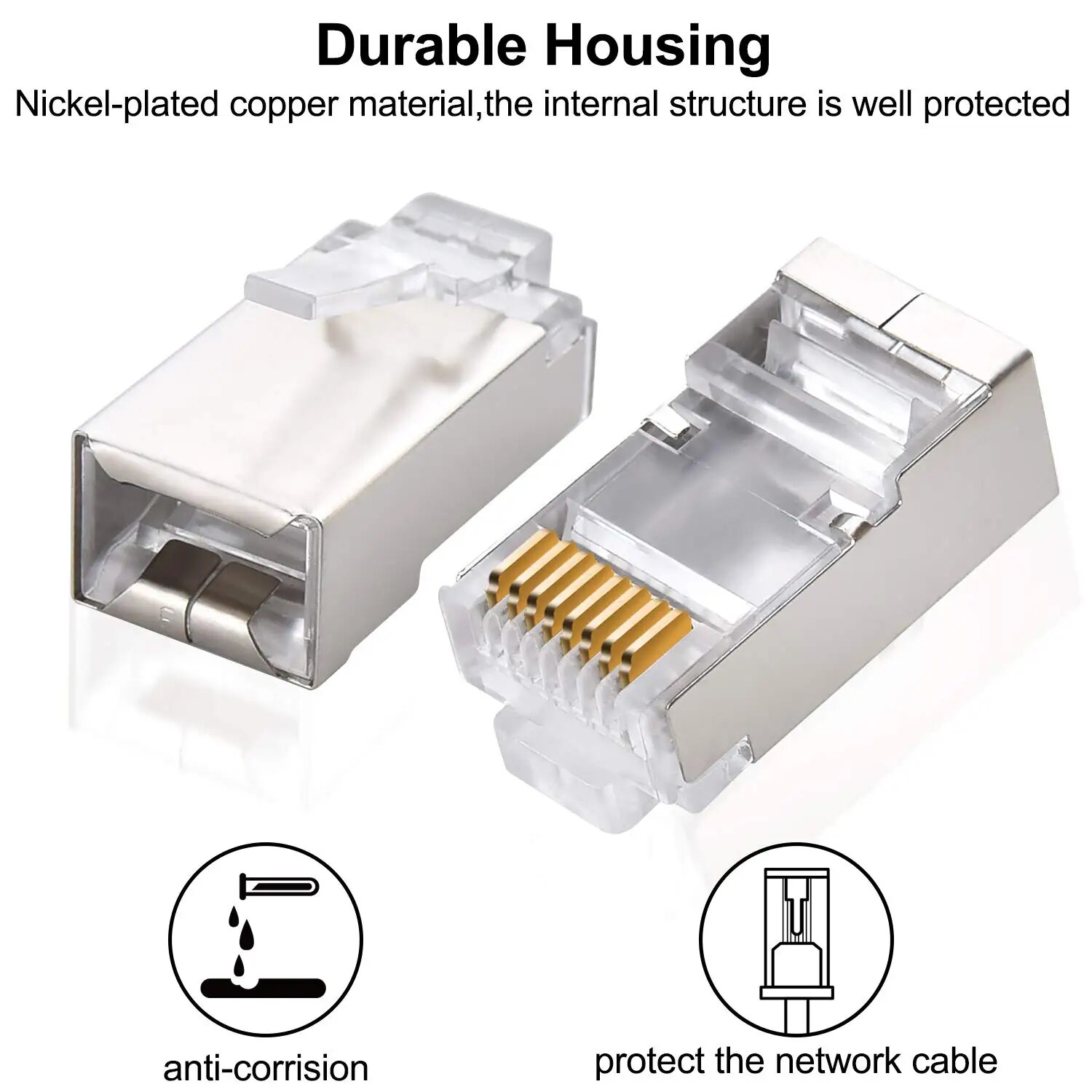 ZoeRax 50pcs Cat6 RJ45 Connect - Rj45 Jack review and price