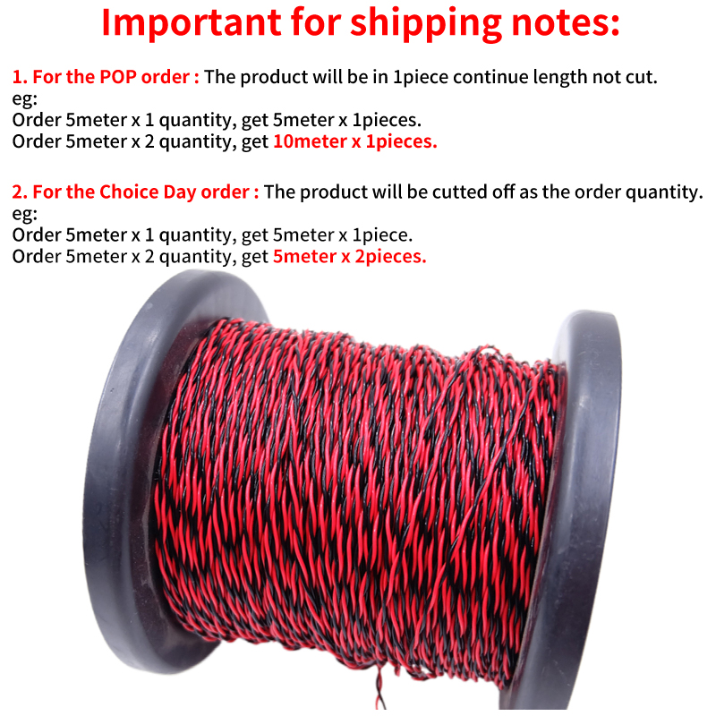 2M/10M 2pins PTFE Wire 30/26/2 - Audio Jumper Wire review and price