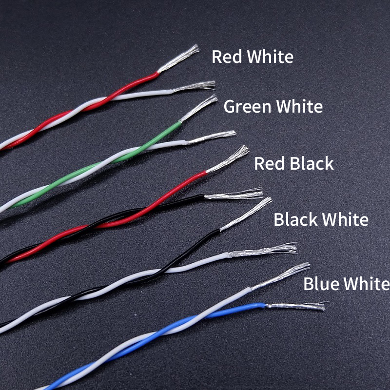 2M/10M 2pins PTFE Wire 30/26/2 - Audio Jumper Wire review and price