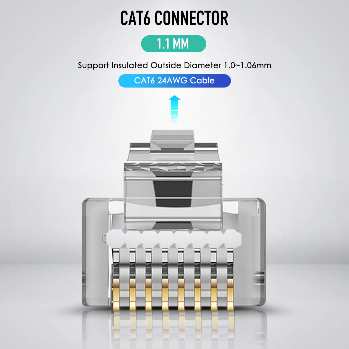 ZoeRax 100pcs Shielded RJ45 CA - Rj45 Jack review and price