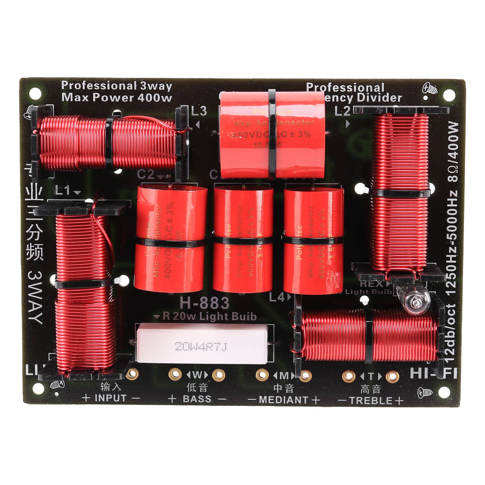 Excellent-400W 3 Way Crossover - Speaker Crossover review and price