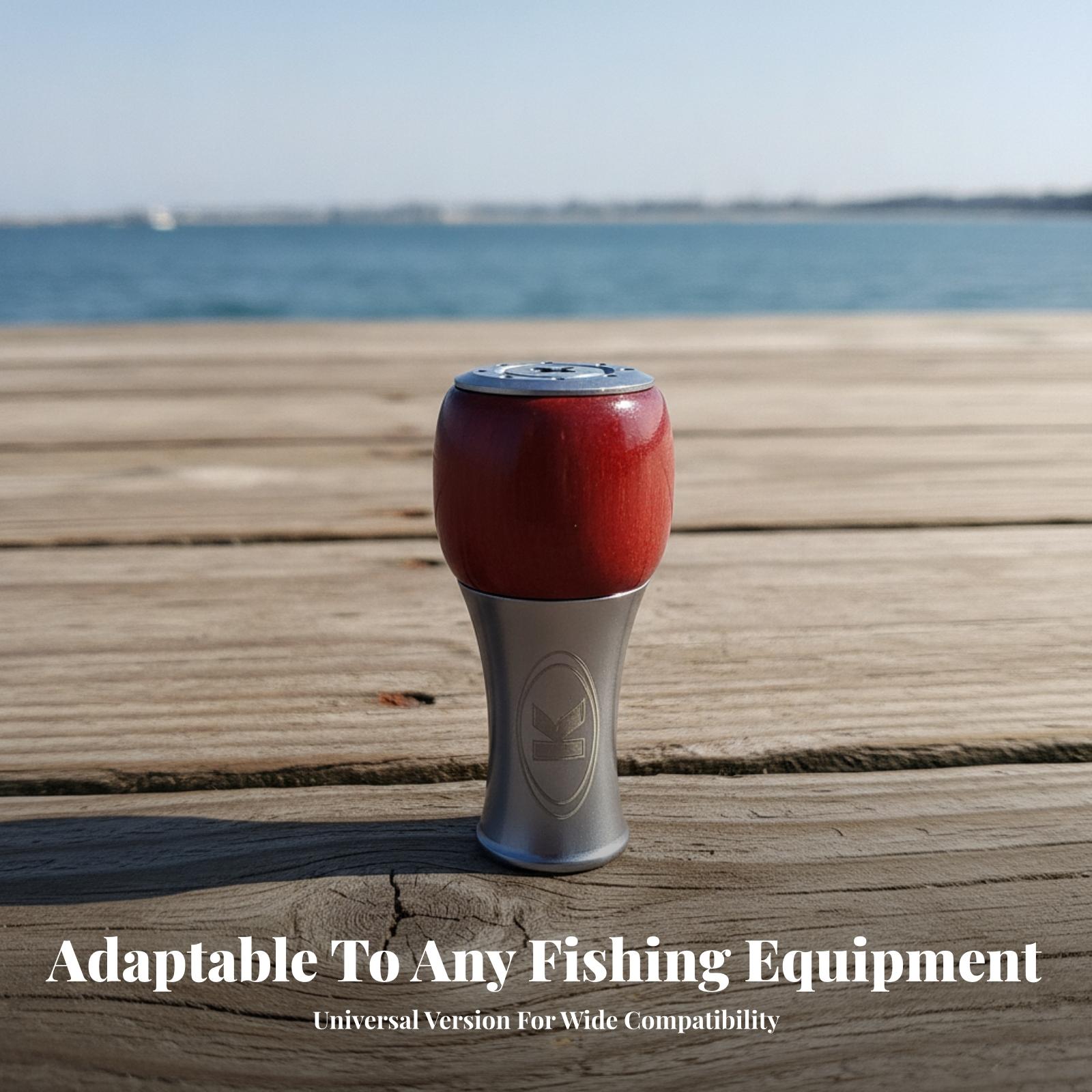 Fishing Reel Handle Wood Knob  - Knob Aluminum review and price