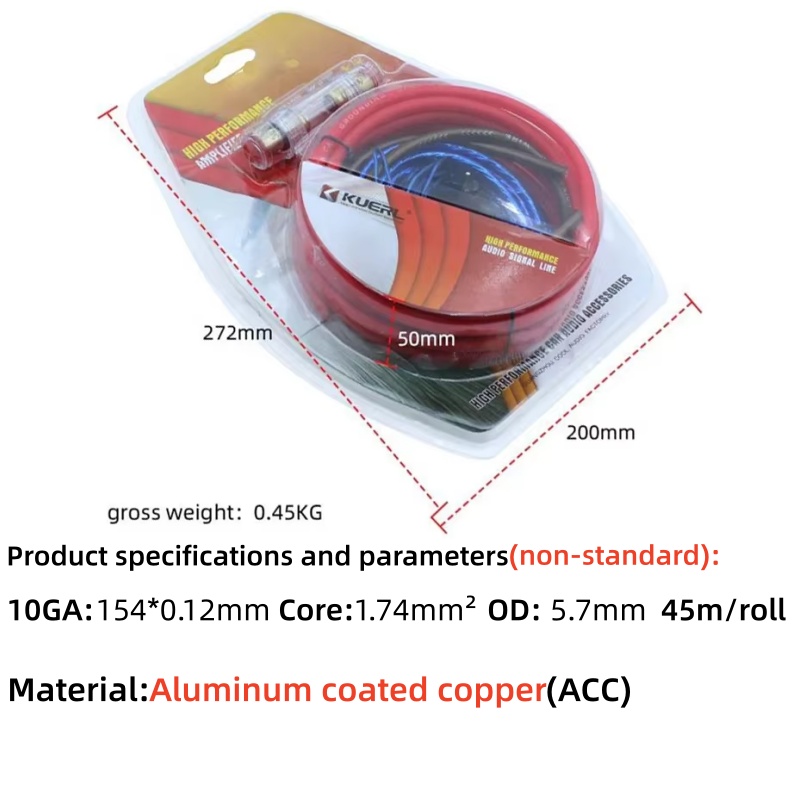 1200W Car Audio Wiring Kit 10G - Audio Jumper Wire review and price